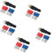 Wlauqueta Redsail Messerhalter, 5 Stück, Schwarz, Farbe + 25 Stück, 45 + 25 Stück, 60 Grad, Redsail Cutter, Plotter, Schneidklingen