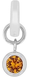 Amor Charm 925 Sterling Silber Damen Charms, mit Zirkonia synth., 1,5 cm, Silber, Kommt in Schmuck Geschenk Box, 2038544