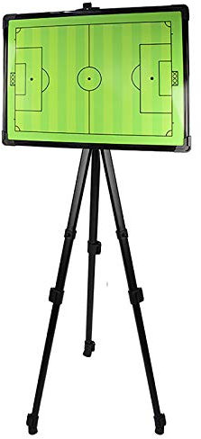Fußball-Trainingstafel mit magnetischer Taktik – Professionelle Trainer-Taktikmappe mit Stiften, Radiergummi, tragbare Halterung, taktische Tafel für Fußballübungen