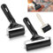 3 Stk Gummiwalzen Gummiroller Farbwalze Linoldruck 3.5cm/6cm/10cm Malerwalze Gummi Andrückroller Brayer Roller Schwarz Linolfarbwalze Walzen mit Griff
