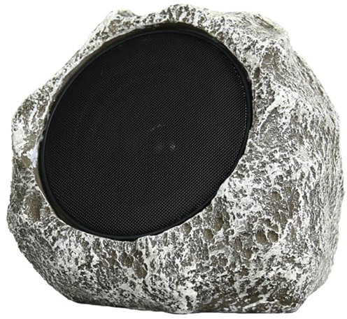 Outdoor Rock Speakers 9x7x7'' Waterproof Solar-Powered/USB Wireless Outdoor Speakers Rechargeable Outdoor Speakers for Garden Patios Villas Parks Camping, Outdoor Rock Speakers