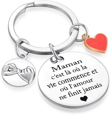 Cadeau Maman Porte-Clés, Cadeau Fete des Meres, Cadeau Anniversaire Maman, Porte Clé Maman, Cadeau Fete des Meres Original, Cadeau Maman Noël, Cadeau Jeune Maman, Cadeau Fete des Maman Personnalisé