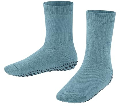 FALKE Catspads K Hp Cotton Wool Grips On Sole 1 Pair Grip socks, Blue Key Largo 6852, 9/11.5 UK Child
