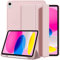 A-BEAUTY Custodia Compatibile con iPad (A16) 11a/10a Generazione (2025/2022) Antiurto in Morbido TPU Cover con Portapenne, Pellicola Protettiva, Auto Sonno/Veglia, Rosa
