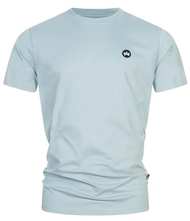 Herren KSTimmi Organic T-Shirt aus 100% Baumwolle mit Rundhals-Ausschnitt | Herrenshirt Sommershirt Stone Blue, XL