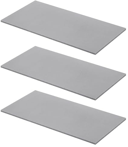 3 pezzi di cuscinetti per pressatura a caldo in silicone grigio, cuscinetti per pressatura in schiuma, accessori per il calore, tappetini riscaldanti in silicone per il fai da te, accessori per press