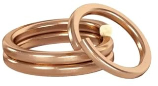 HEXHUASR DIN127 Messing Split Federscheibe Bronze Kupfer Schalen Pad Federscheibe Anti-lose(M6 (20Pcs))