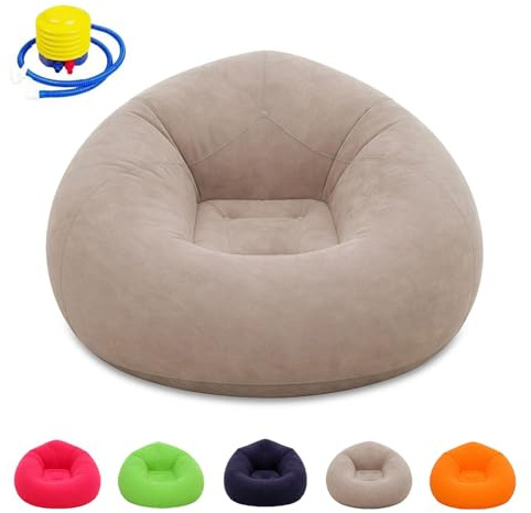 YuLiMirich Sitzsackstuhl für Kinder und Erwachsene, nur Bezug (Keine Füllung) für Sofa-Stofftiere, Bodenkissen Groß für Indoor Outdoor, Wasserabweisend Pflegeleicht