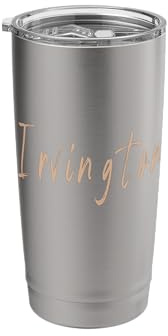 Irvington New Jersey Vintage Elegant Design Stainless Steel Insulated Tumbler