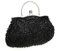 HONGCI Glitter Fashion Beaded Sequin Pearl Clutch Bag for Women - Vintage Beaded Evening Bag, Bridal Bag, Clutch Bags for Wedding, Party (Black)