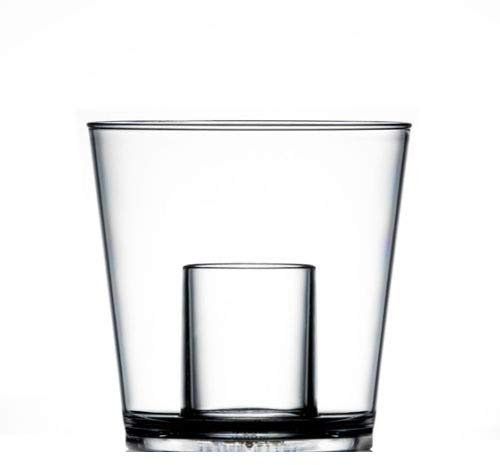 24x Strong Reusable Jagerbomb Glasses Plastic Bomber Shots 25ml,CE