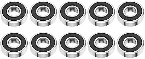 6000-2RS Lager -10 mm * 26mm * 8mm 6000-2RS Gummi gedichteten Rillenkugellager (10pcs / pack)