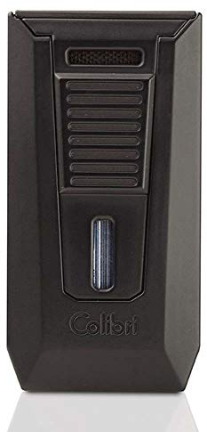 Colibri Feuerzeug Slide Double Jet Flame (Black Matt)
