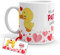 Kembilove Taza de Desayuno para Parejas con Bonitas Frases Te Quiero pató la Vida - Regalo Original Taza con diseños Coloridos para Enamorados Novios y Novias San Valentín - Taza para Enamorados