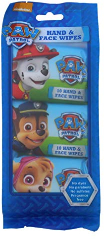 Paw Patrol Hand & Face Wipes Triple Pack - Box of 8