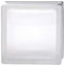 Verre brique lisse satiné 2 côtés pure lisse de confidentialité 2 L 19 x 19 x 8 - 6 pièces