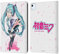 Head Case Designs Licenciado Oficialmente Hatsune Miku Lindo Gráficos Carcasa de cuero tipo libro compatible con Apple iPad Air 2020 / 2022