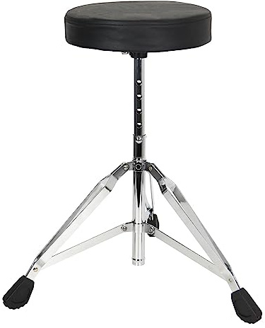A-Star Drumhocker, Drumhocker mit gepolstertem Sitz – einstrebig, höhenverstellbar