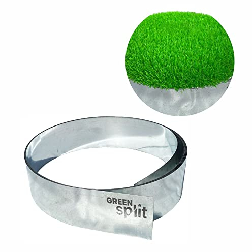 Green-Split Ruban de Bordure de Jardin métal alu/Zinc 25 cm x 10 mètres | Délimitation Parfaite Pour Votre Jardin | Résistante aux Intempéries | Facile à Installer