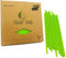 YYECO Spring Green Paper Straws, Biodegradable Straws Green Drinking Straws Bulk, Plastic Free Environment Friendly