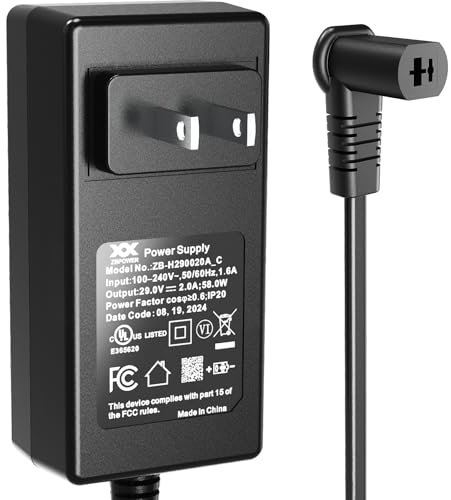 MineCtrl Recliner Power Supply, Model ZB-H290020A-C ZBPOWER AC/DC Switching Power Supply Transformer 29V 2A Adaptor for Lift Chair or Power Recliner Limoss OkiN (L Connection)