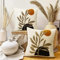 Merrycolor 2 Piezas Bordado Funda de Cojine,Fundas Cojines Decorativas de cojín para sofá con Cremallera Cubierta, Funda de Almohada del Sofá Throw Cojín para Sala de Estar (G, 45_x_45_cm)