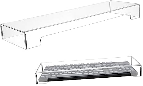 SECFOU Tastatur-Staubschutz Für Desktop-Monitor Desktop-Tastaturhüllen Tastaturschutz Universelle Tablet-Hülle Acryl-Tastaturhülle wasserdichte Abdeckung Anti-Staub-Hülle Aus
