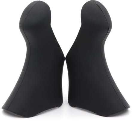 YYunying Fahrrad Bremshebel Griffgummi Für Shima no ST-2300 Und ST-3400 Silikon Bremsgriffe Fahrräder Haubenabdeckungen,1 Paar Schwarz