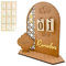 Holz Ra-madan Adventskalender, Rustikaler 30 Tage Countdown Ramadan Kalender Kinder Ramadan Mubarak, Ramadan Kalender Elegante Ramadan Dekorationen für Zuhause, Eid