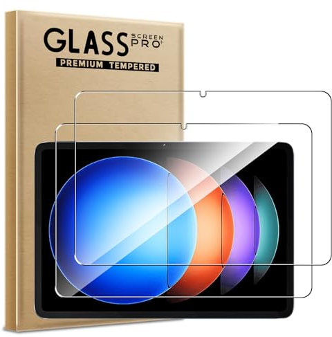 WFTE [2-Pezzi Vetro Temperato per Xiaomi Pad 6S PRO 12.4 Pellicola Protettiva [Durezza 9H][ Anti graffio][Anti-Impronte][Senza Bolle] Pellicola Protettiva per Xiaomi Pad 6S PRO 12.4