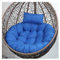 Yahbrra Kissen für Hängesessel Outdoor, Hängekorb Kissen, Ersatzpolster für Hängesessel, Sitzkissen Polster für Hängesessel (Color : Dark Blue, Size : 105size (Diameter: 90cm))