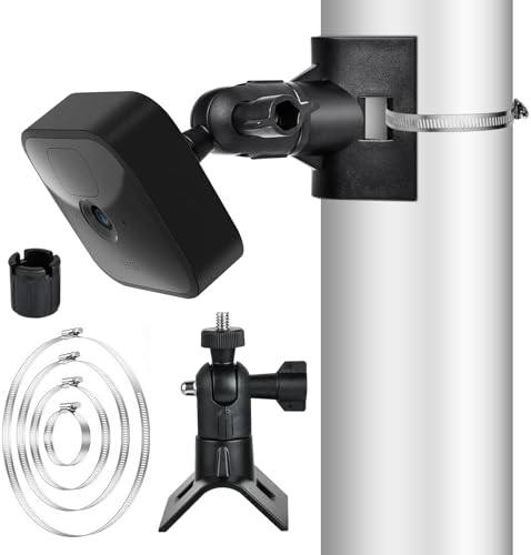 ROKOLOOM Kamerahalterung mit Masthalterung für die brandneue Blink Outdoor (3. / 4. Generation), Blink Indoor Kamera, Blink Mini, Blink XT / XT2 (Schwarz)
