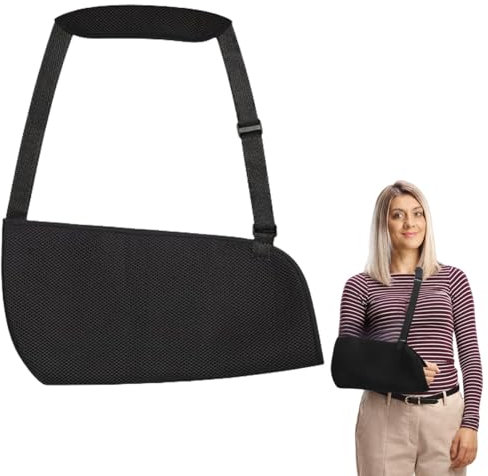 IATAHI Tutore Braccio,Reggibraccio Per Braccio,Regolabile Fascia Braccio Rotto,Fascia Supporto per Braccio,Tutore a Fascia per Braccio,Imbracatura per Braccio,Reggibraccio per Braccio a Tracolla