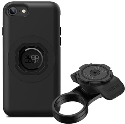 Quad Lock Stem Cap Bike Mount Kit with MAG Phone Case for iPhone SE (3rd Gen)