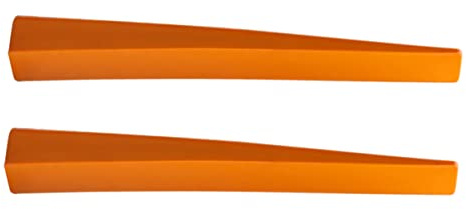 NULYLU Tuning Fork Mute and Medium to Low Tone Areas High Accuracy Noise Reduction Tool Orange Rubber for Piano Tuning Kit Suitable for Piano Maintenance