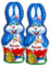 2 er Pack kinder Osterhase Schokolade 2 x 110 g Osterhasen-Hohlfigur aus Vollmilch-Schokolade mit Milch-Creme