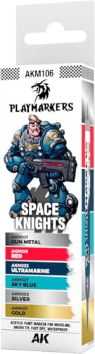 AK Interactive PLAYMARKERS SET AKM106 SPACE KNIGHT (6x)