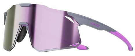 KAPVOE Fahrradbrille Herren Damen Sport Radfahren Sonnenbrille Baseball MTB Radbrille Rennrad Radsport - K347