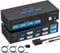 AILVLVNG 4K144Hz Displayport KVM Switch 2 PC 2 Monitore 8K60Hz USB 3.0 KVM-Switches für 2 Desktop teilen Sich 2 Monitor und 4 USB 3.0-Anschlüsse wie Tastaturen Mäuse Drucker Inklusive Mini Controller