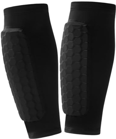 Protège-tibias de football pour hommes, femmes et jeunes - Manchon de compression respirant