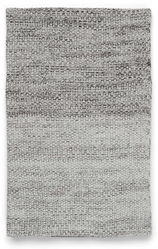 Marc O'Polo Plaid Nordic Knit Melange Anthrazit, 130x170 cm - 100% Bio-Baumwolle - Uni