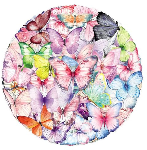 Watercolor Butterfly Vinyl Stickers, 50 PCS Pastel Butterfly Illustration Decals for Laptops, Scrapbooking, Journals, Water Bottles, Phones, Notebooks & DIY Decor
