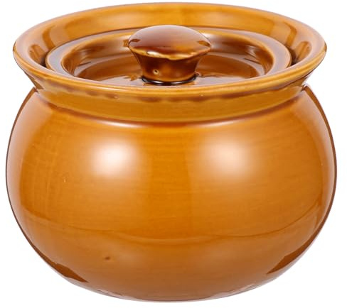 VALICLUD Cocotte Asiatique en Céramique 500 Ml Couvercle Marmite Multifonction Cuisine Maison et Restaurant