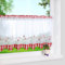 Yujiao Mao Stangendurchzug Scheibengardine Landhausstil Bistrogardine Vorhänge Rot HxB 30x120cm
