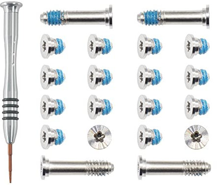 GODSHARK Lot de 2 vis de Rechange avec Tournevis pour MacBook Air 13 A1369 A1466 2010-2017 Unibody Bas Housse P5 Pentalobe Kit d'outils de Remplacement pour Ordinateur Portable PC