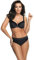 Selente My Secret 1875 attraktiver Bikini in großen Größen mit vorteilhaftem Schnitt, Bikini Schwarz/Weiß gepunktet, BH 95D / Slip 3XL