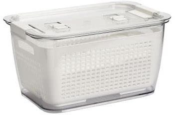 lakeland Large Fridge Store 4L – 29cm x 18cm x 15cm H Keeps Fruit & Veg Fresh For Longer
