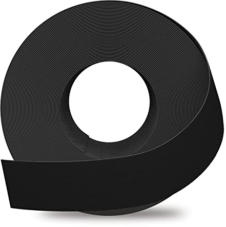 GSCIT Club Schwarze Kanten, 5,1 cm x 76,2 m, Melamin-Kantenband mit Heißschmelzkleber, vorgeklebte Kanten, flexible Kanten für Sperrholz, Schrankmöbel
