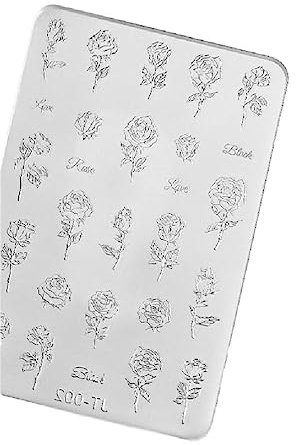 3D Embossing Nail Art Mold Silicone Combination Decorative Mold Nail Art Making Tool Silicone Carving Mould Nail Art Molds 3D Silicone for Acrylic