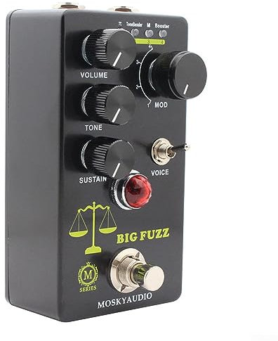 Big FUZZ Distortion Die E-Gitarre Effektpedal Gitarrenteile,Die E-Gitarre Effektpedal Gitarre Teile Elektromagnetischer Effektor